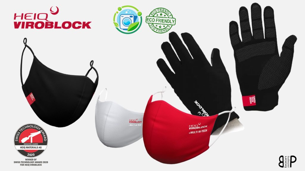 antibacterial washable textile facemasks